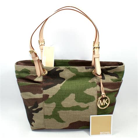 michael kors camo purse|More.